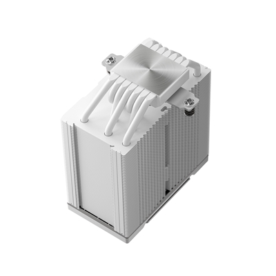 DeepCool AK700 DIGITAL WH CPU Cooler, White , 1 x 120mm Fan,  7 x advanced  Copper Heatpipes, Intel/AMD image 5