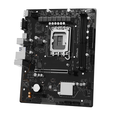 ASRock H610M-HDV/M.2 D5 Gen5 Intel 1700 Socket Motherboard, Micro-ATX, 2x DDR5 Slots, 1x M.2 Socket, GbE LAN, 1x D-Sub / 1x DisplayPort / 1x HDMI Port image 3