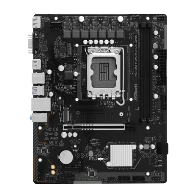 ASRock H610M-HDV/M.2 D5 Gen5 Intel 1700 Socket Motherboard, Micro-ATX, 2x DDR5 Slots, 1x M.2 Socket, GbE LAN, 1x D-Sub / 1x DisplayPort / 1x HDMI Port image 4