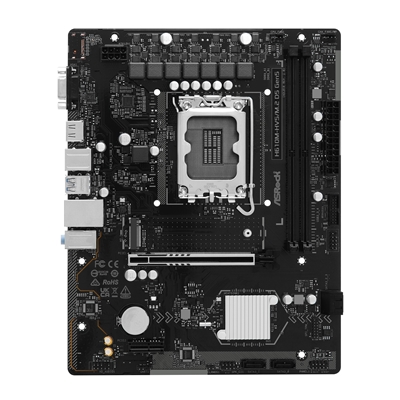ASRock H610M-HVS/M.2 D5 GEN5 Intel 1700 Socket Motherboard, Micro-ATX, 2x DDR5 Slots, 1x M.2 Socket, GbE LAN, 1x D-Sub / 1x HDMI Port image 4