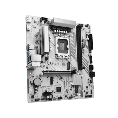 ASRock B760M-X Gen5 Intel 1700 Socket Motherboard, Micro-ATX, 2x DDR5 Slots, 2x M.2 Socket, 2.5GbE LAN, 1x DisplayPort / 1x HDMI Port image 2