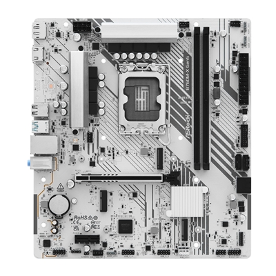 ASRock B760M-X Gen5 Intel 1700 Socket Motherboard, Micro-ATX, 2x DDR5 Slots, 2x M.2 Socket, 2.5GbE LAN, 1x DisplayPort / 1x HDMI Port image 4