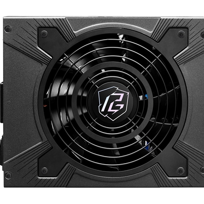 ASRock Phantom Gaming PG-1000G 1000W ATX Power Supply Unit, 80 Plus Gold Certified, 120mm Silent Cooling Fan, High Efficiency PSU image 2