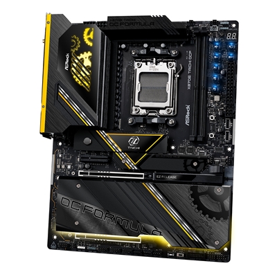 ASRock X870E TAICHI OCF AMD AM5 Socket Motherboard, ATX, 2x DDR5 Slots, 6x M.2 Socket, Fitted I/O Shield, 5GbE LAN, Wi-Fi 7, 1x HDMI Port image 4