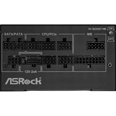 ASRock Phantom Gaming PG-850G 850W ATX Power Supply Unit, 80 Plus Gold Certified, 135mm Fluid Dynamic Bearing Fan, High Efficiency PSU image 4
