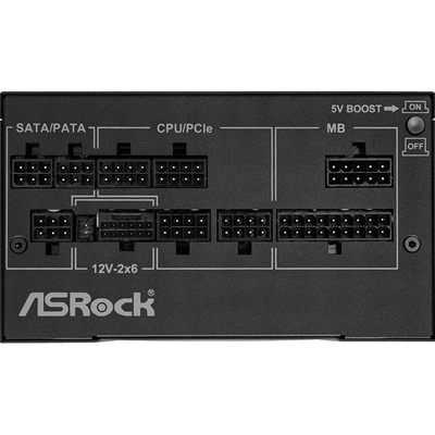 ASRock Phantom Gaming PG-750G 750W ATX Power Supply Unit, 80 Plus Gold Certified, 120mm Silent Cooling Fan, High Efficiency PSU image 4