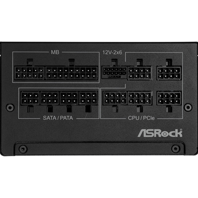 ASRock Steel Legend SL-850G 850W ATX Power Supply Unit, 80 Plus Gold Certified, 120mm Silent Cooling Fan, High Efficiency PSU image 4