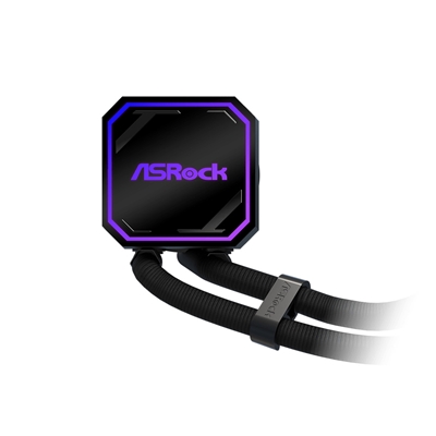 ASRock Pro 240 ARGB AIO Liquid CPU Cooler, 240mm Radiator, Dual 120mm PWM Fans, Addressable RGB, Intel LGA1700/1851 & AMD AM5/AM4 Compatible image 6