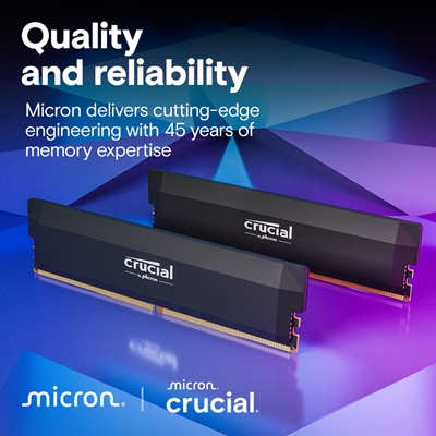 Crucial Pro (CP16G60C36U5B) DDR5-6000 16GB UDIMM OC Gaming Memory CL36 image 6