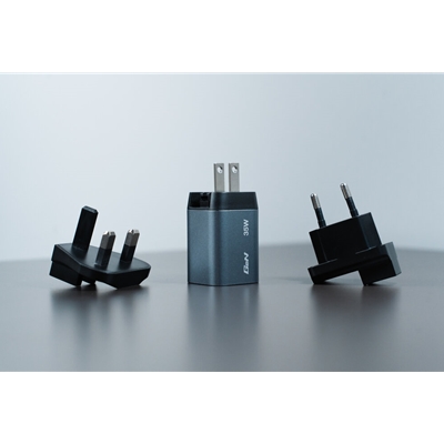 Verbatim (32200) GNC-35 GaN Charger 35W with 1 x USB-C PD 35W / 1 x USB-A QC 3.0 (EU/UK/US) image 4