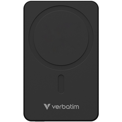 Verbatim (32225) Charge 'n' Go Essentials MagSafe Power Bank Wireless 5000mAh Black image 2