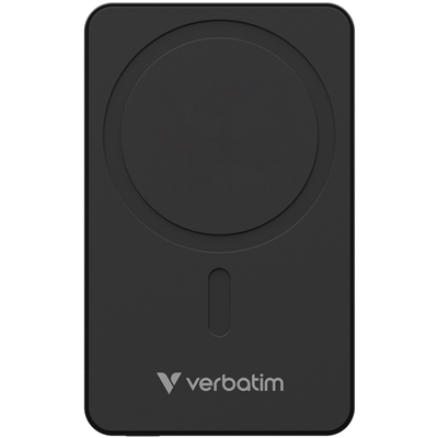 Verbatim (32227) Charge 'n' Go Essentials MagSafe Power Bank Wireless 10000mAh Black image 2