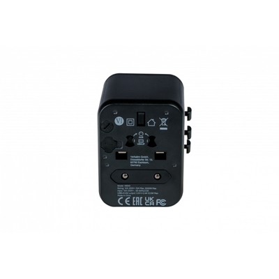 Verbatim (49543) UTA-01 Universal Travel Adapter with 2 x USB-A Ports 12W image 3