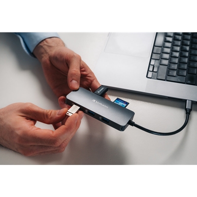 Verbatim (32152) USB-C Pro Multiport Hub 9 Port CMH-09 image 3
