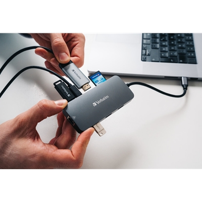 Verbatim (32152) USB-C Pro Multiport Hub 9 Port CMH-09 image 4