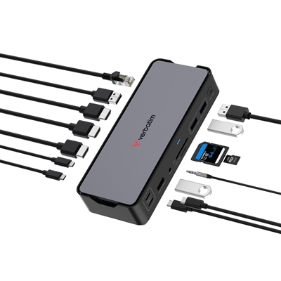 Verbatim (32171) USB-C Pro Docking Station 15 Port CDS-15 image 2