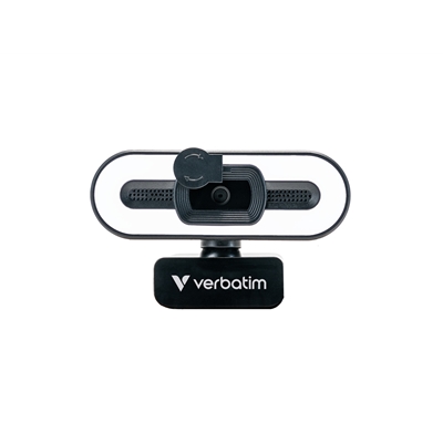 Verbatim (49579) AWC-02 Full HD 1080p Autofocus Webcam with Microphone and Light image 2