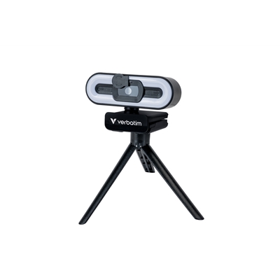 Verbatim (49579) AWC-02 Full HD 1080p Autofocus Webcam with Microphone and Light image 3