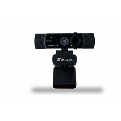 Verbatim (49580) AWC-03 Ultra HD 4K Autofocus Webcam with Dual Microphone image 2