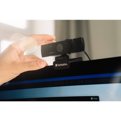 Verbatim (49580) AWC-03 Ultra HD 4K Autofocus Webcam with Dual Microphone image 4