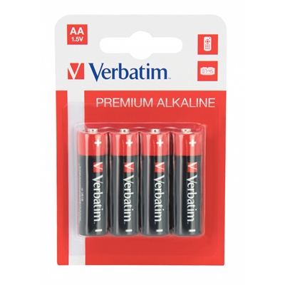 Verbatim (49921) AA Battery Alkaline 4 Pack image 3