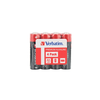 Verbatim (49501) AA Battery Alkaline 4 Pack Shrink Wrap image 3