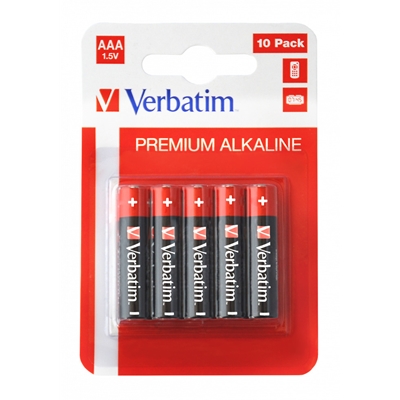 Verbatim (49874)  AAA Battery Alkaline 10 Pack image 3