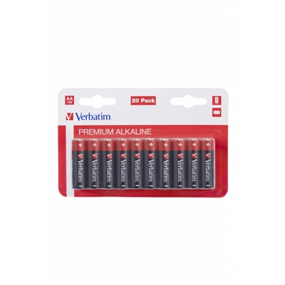 Verbatim (49877) AA Battery Alkaline 20 Pack image 3