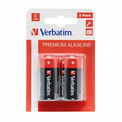 Verbatim (49922) C Battery Alkaline 2 Pack image 2