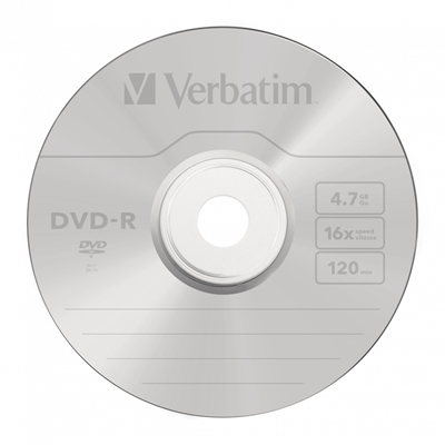 Verbatim (43549) DVD-R 16X 100 Pack Spindle 4.7GB Matt Silver image 3