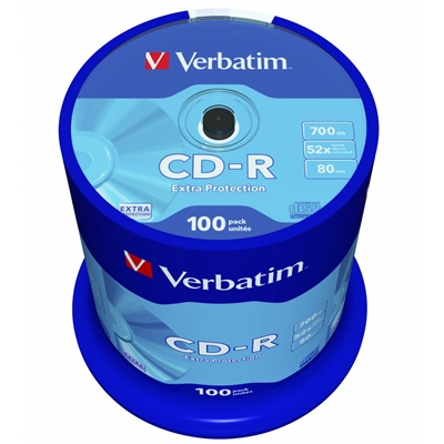 Verbatim (43411) CD-R 52X 700MB 100 Pack Spindle Datalife Plus image 2