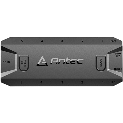 Antec ARGB & Fan Controller - 5 PWM Fan Ports, 5 ARGB LED Ports, SATA Power, Compact Design, 2-Year Warranty image 2