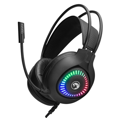 Marvo H8325 Akari 40 USB 2.0 Wired Gaming RGB Headset (Black) image 5
