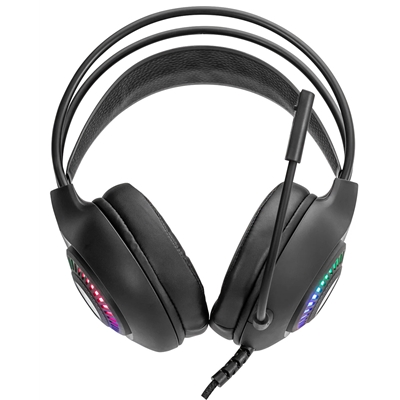 Marvo H8325 Akari 40 USB 2.0 Wired Gaming RGB Headset (Black) image 6
