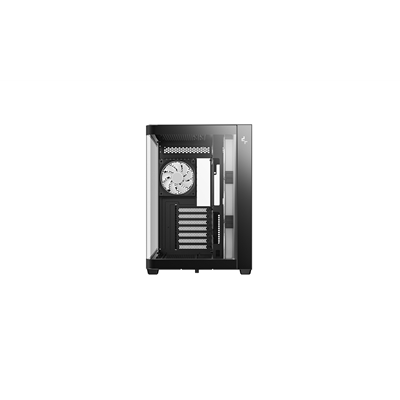 DeepCool CG530U 4F Case,Black, Mid- Tower, 2x USB 3.0, Tempered Glass Side Window Panel, ITX/Micro ATX/ATX image 2