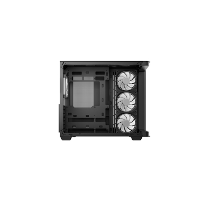DeepCool CG530U 4F Case,Black, Mid- Tower, 2x USB 3.0, Tempered Glass Side Window Panel, ITX/Micro ATX/ATX image 3