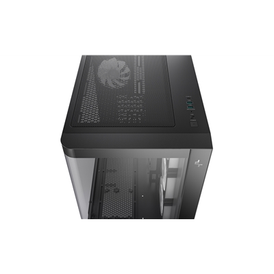 DeepCool CG530U 4F Case,Black, Mid- Tower, 2x USB 3.0, Tempered Glass Side Window Panel, ITX/Micro ATX/ATX image 5