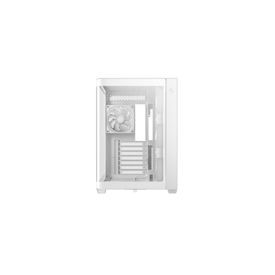DeepCool CG530U 4F WH Case,White, Mid- Tower, 2x USB 3.0, Tempered Glass Side Window Panel, ITX/Micro ATX/ATX image 2