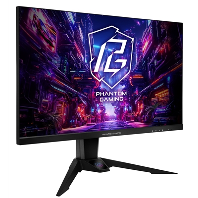 ASRock Phantom Gaming PG27QFW2A 27 Inch QHD (2560 x 1440) IPS Gaming Monitor, 400Hz 1ms (MPRT) Response Time, 2 x HDMI 2.0, 1 x DisplayPort 1.4, Height Adjustable image 2