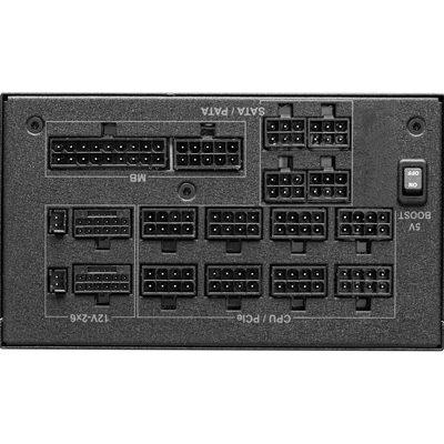 ASRock TC-1300T 1300W ATX, Power Supply Unit, 80 PLUS TITANIUM Certified. 135mm Striped Axial FDB Fan, High Efficiency PSU image 4