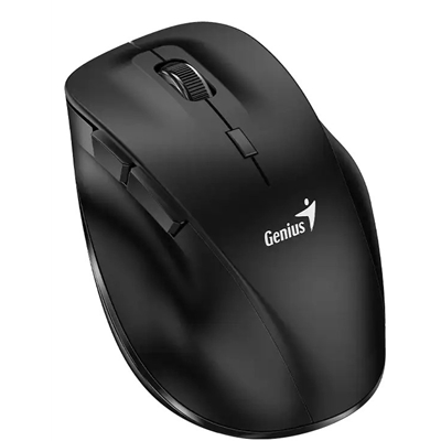 GENIUS Ergo 8230S Easy Ergonomic Wireless Silent Mouse, 2.4 GHz wireless, 6 buttons, Quiet click, less noise, DPI button: 800 / 1200 / 1600 (default) dpi - Black image 2