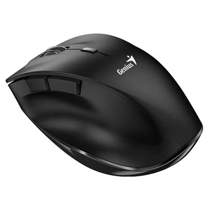 GENIUS Ergo 8230S Easy Ergonomic Wireless Silent Mouse, 2.4 GHz wireless, 6 buttons, Quiet click, less noise, DPI button: 800 / 1200 / 1600 (default) dpi - Black image 3