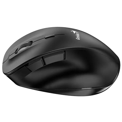 GENIUS Ergo 8230S Easy Ergonomic Wireless Silent Mouse, 2.4 GHz wireless, 6 buttons, Quiet click, less noise, DPI button: 800 / 1200 / 1600 (default) dpi - Black image 6