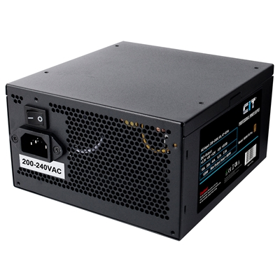 CiT 600W ATX Power Supply, 80+ Efficiency, 120mm Silent Fan, Active PFC, PCIe, SATA & Molex Connectors, Black PSU for Gaming & Desktop PC image 3