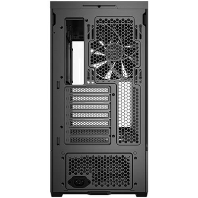ANTEC Constellation C6 Air Mid-Tower Gaming PC Case - 2 x 120mm PWN Reverse fans, 1 x 140 PWN fan at rear, Curved Glass Desgin with 3-sided Tempered Glas, ATX/Micro-ATX/ITX image 4