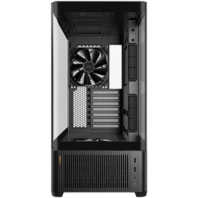 ANTEC Constellation C6 Air Mid-Tower Gaming PC Case - 2 x 120mm PWN Reverse fans, 1 x 140 PWN fan at rear, Curved Glass Desgin with 3-sided Tempered Glas, ATX/Micro-ATX/ITX image 5