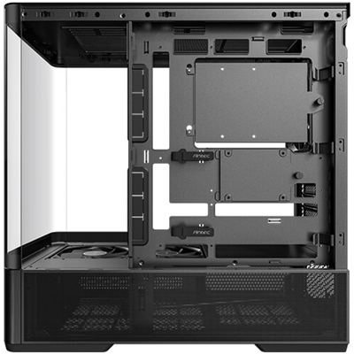 ANTEC Constellation C6 Air Mid-Tower Gaming PC Case - 2 x 120mm PWN Reverse fans, 1 x 140 PWN fan at rear, Curved Glass Desgin with 3-sided Tempered Glas, ATX/Micro-ATX/ITX image 6