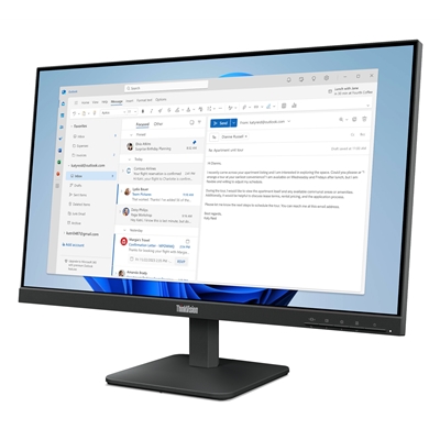 Lenovo ThinkVision S24-4e, Full HD (1920 x 1080), 100Hz, 4ms, 16:9, WLED Monitor image 2