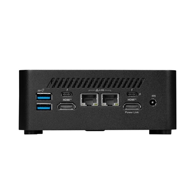 MSI Cubi NUC 1M, Intel Core 5 120U (14th Gen) Barebone, Intel Graphics, 2x DDR5 Slots, Dual ThunderBolt 4, Dual HDMI, Dual LAN, WiFi 6E, BT 5.3 with VESA Mount and Keyboard & Mouse image 3