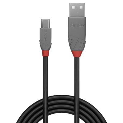 Lindy 36732 1m USB 2.0 Type A to Micro-B Cable, Anthra Line image 3
